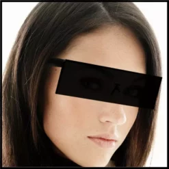 Bewild Censored! Black Bar Sunglasses 23 Bewild Censored! Black Bar Sunglasses