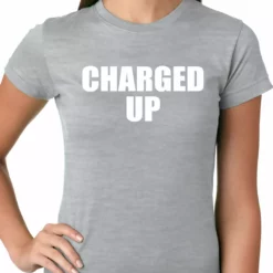 Bewild Charged Up Hip Hop Meek Diss Ladies T-shirt Hip-Hop Inspired Clothing