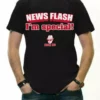 Bewild Famous Quotes And Sayings Charlie Says - News Flash I'm Special! T-Shirt