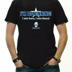 Bewild Charlie Says T-Shirts - I'm Bi-Winning! T-Shirt