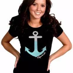 Bewild Chevron Lines Refuse To Sink Girl's T-Shirt Cool Funny & Offensive