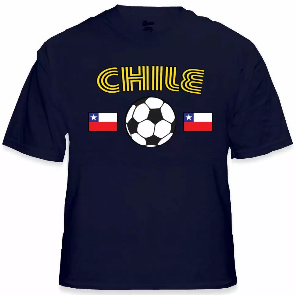 Bewild Nationality & Ethnic Chile World Cup Soccer T-Shirt 7 Bewild Nationality & Ethnic Chile World Cup Soccer T-Shirt