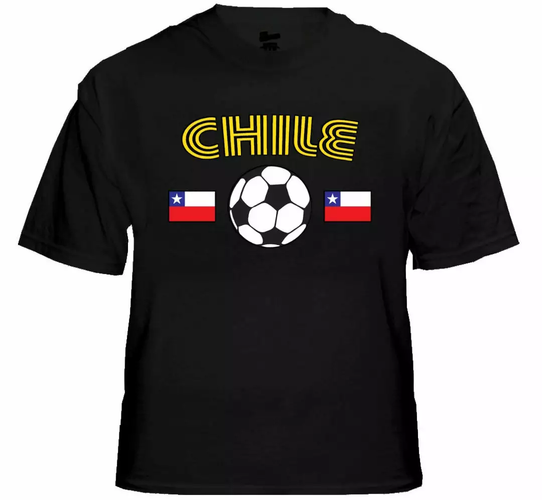 Bewild Nationality & Ethnic Chile World Cup Soccer T-Shirt 3 Bewild Nationality & Ethnic Chile World Cup Soccer T-Shirt