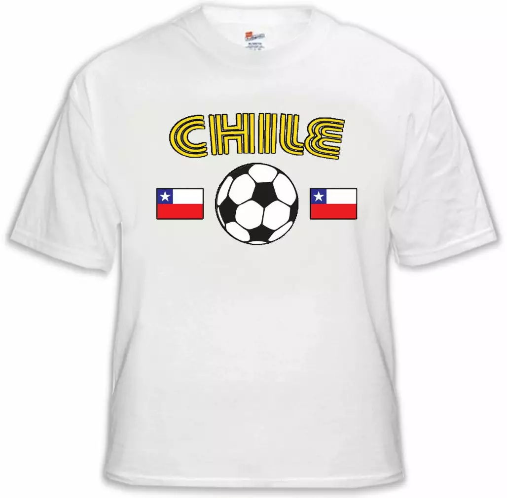 Bewild Nationality & Ethnic Chile World Cup Soccer T-Shirt 8 Bewild Nationality & Ethnic Chile World Cup Soccer T-Shirt