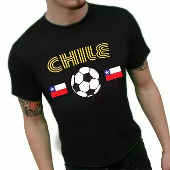 Bewild Nationality & Ethnic Chile World Cup Soccer T-Shirt 9 Bewild Nationality & Ethnic Chile World Cup Soccer T-Shirt