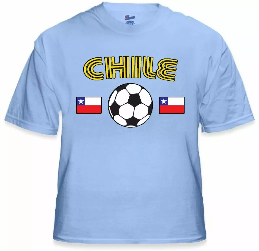 Bewild Nationality & Ethnic Chile World Cup Soccer T-Shirt 11 Bewild Nationality & Ethnic Chile World Cup Soccer T-Shirt