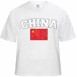 Bewild China Vintage Flag International Mens T-Shirt Nationality & Ethnic