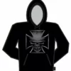 Bewild Biker Style Chopper Skull Hoodie