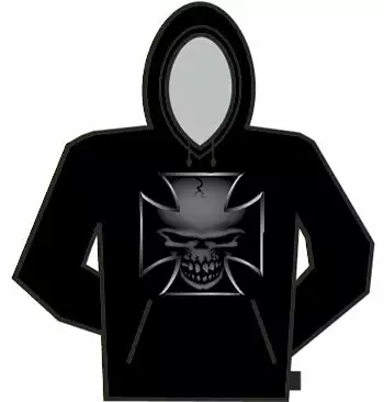 Bewild Biker Style Chopper Skull Hoodie 3 Bewild Biker Style Chopper Skull Hoodie