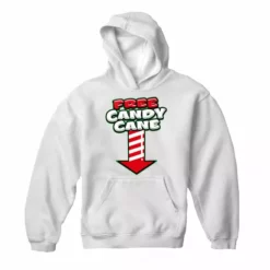 Bewild Christmas Hoodies - Free Candy Cane Men's Hoodie Holiday Prints