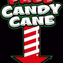 Bewild Christmas Hoodies - Free Candy Cane Men's Hoodie Holiday Prints