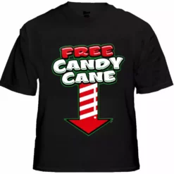 Bewild Holiday Prints Christmas Tee's - Free Candy Cane Men's T-Shirt