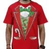 Bewild Christmas Tuxedo Men's T-Shirt Holiday Prints