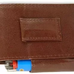 Bewild Cigarette Cases Cigarette Pouch With Lighter Holder (For Regular Size Only)