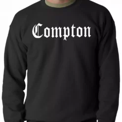 Bewild Hip-Hop Inspired Clothing City Of Compton, California Adult Crewneck