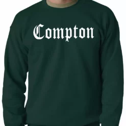 Bewild Hip-Hop Inspired Clothing City Of Compton, California Adult Crewneck