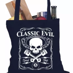 Bewild Classic Evil Biker Tote Bag Biker Style 14 Bewild Classic Evil Biker Tote Bag Biker Style