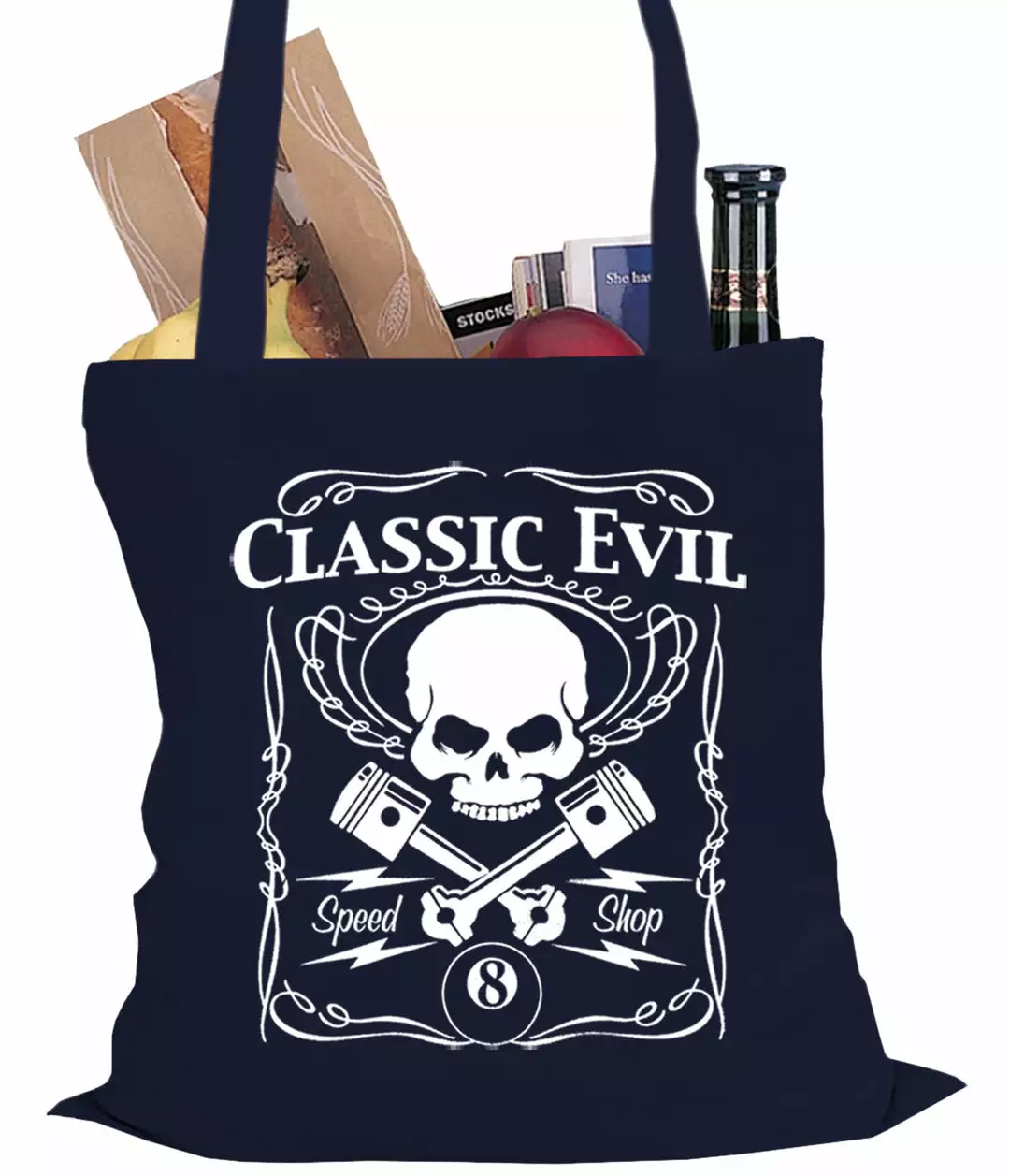 Bewild Classic Evil Biker Tote Bag Biker Style 6 Bewild Classic Evil Biker Tote Bag Biker Style