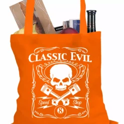Bewild Classic Evil Biker Tote Bag Biker Style 15 Bewild Classic Evil Biker Tote Bag Biker Style