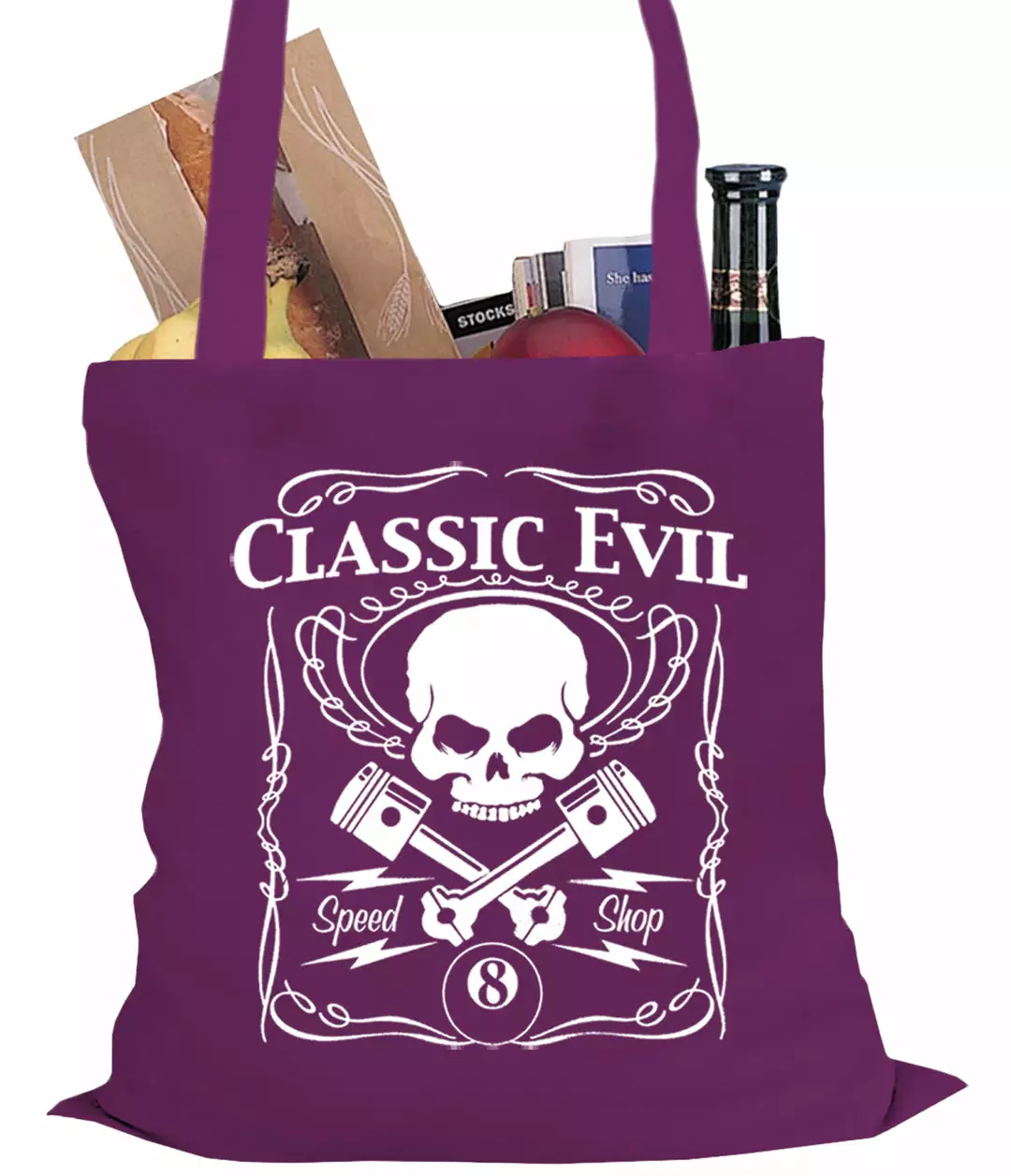 Bewild Classic Evil Biker Tote Bag Biker Style 8 Bewild Classic Evil Biker Tote Bag Biker Style
