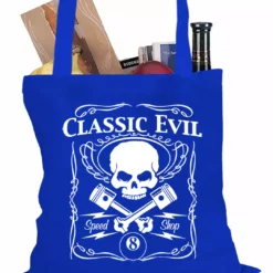 Bewild Classic Evil Biker Tote Bag Biker Style 18 Bewild Classic Evil Biker Tote Bag Biker Style