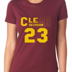 Bewild Sport Inspiration CLEar Decision #23 Lebron Cleveland Girl's T-Shirt