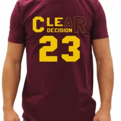 Bewild CLEar Decision #23 Lebron Cleveland Men's T-Shirt Sport Inspiration