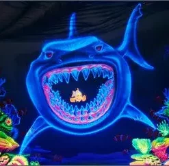 Bewild Glow & Black Light Paint Clear Neon :: Magic Invisible UV Brush On Paint