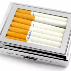 Bewild Clear See Thru Window Cigarette Case (For Regular Size Only)