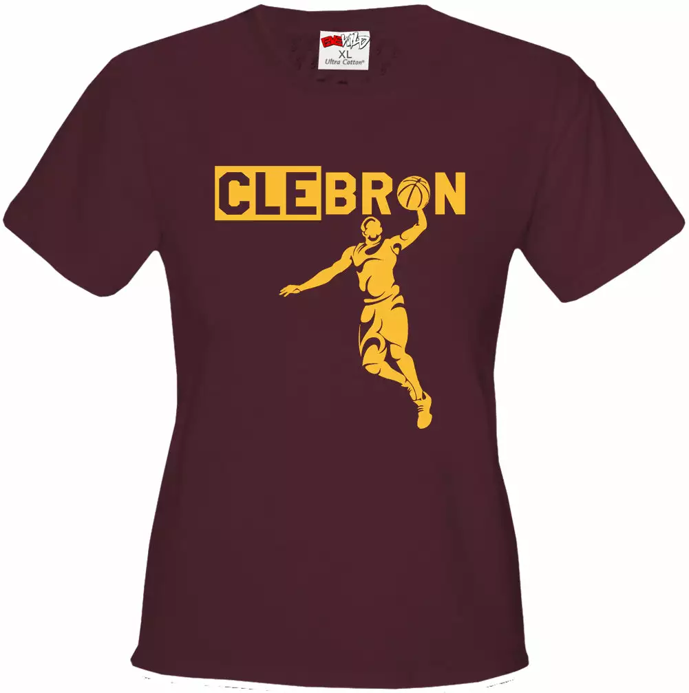 Bewild Sport Inspiration CLEBRON Cleveland Lebron Girls T-Shirt 5 Bewild Sport Inspiration CLEBRON Cleveland Lebron Girls T-Shirt