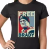 Bewild Sport Inspiration Color Free Brady Deflategate Football Ladies T-shirt