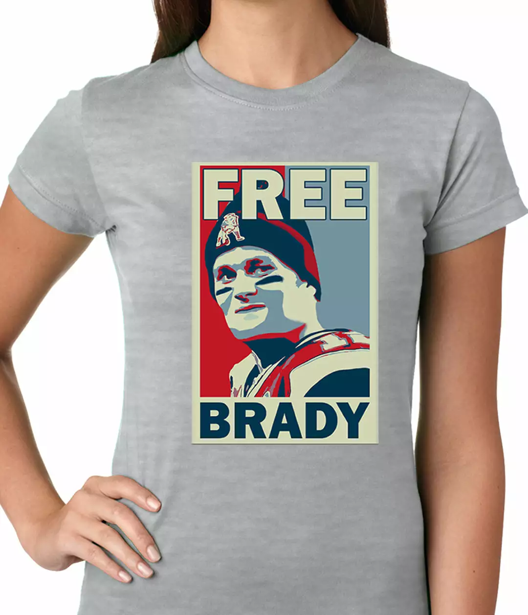 Bewild Sport Inspiration Color Free Brady Deflategate Football Ladies T-shirt 4 Bewild Sport Inspiration Color Free Brady Deflategate Football Ladies T-shirt
