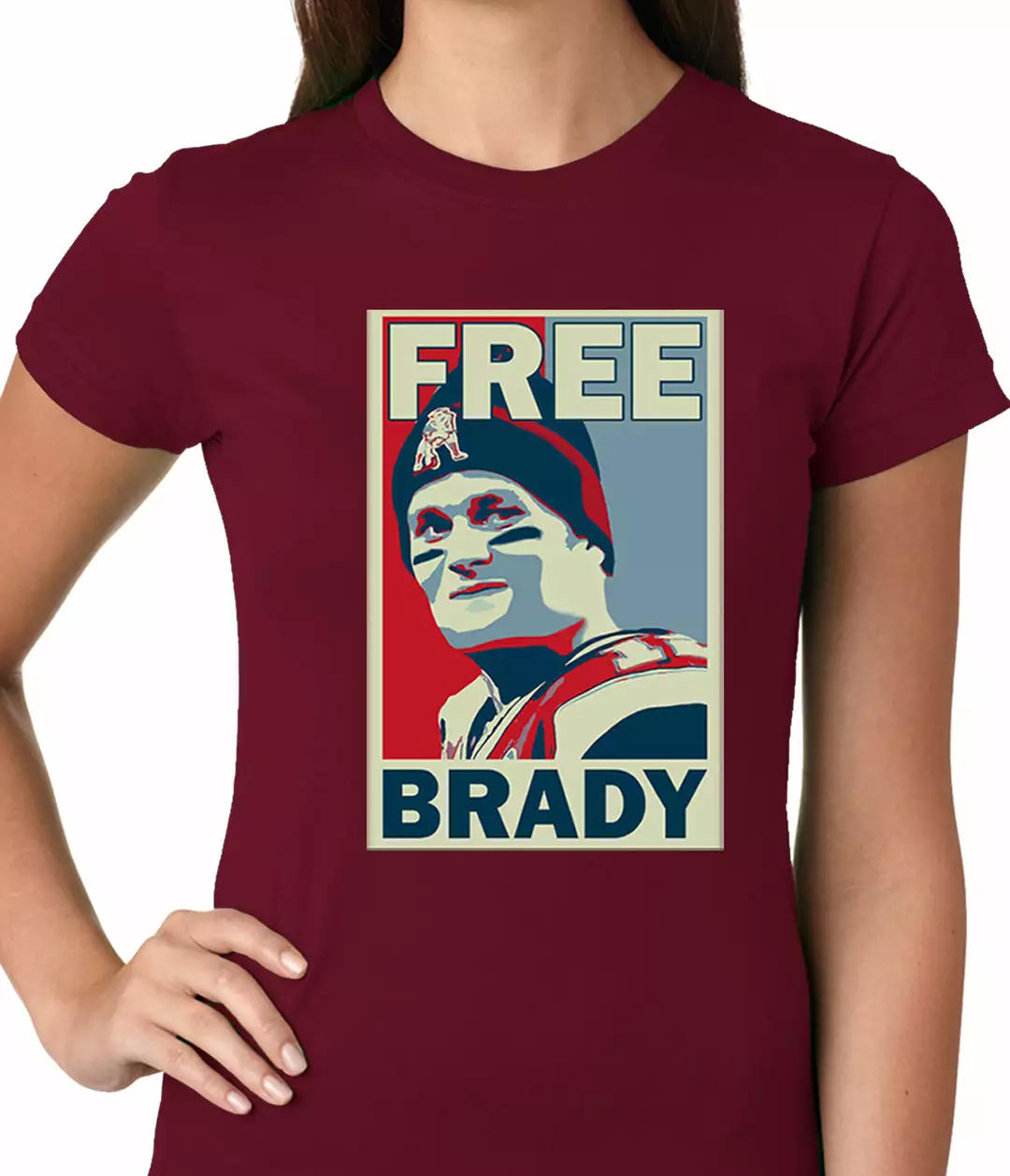 Bewild Sport Inspiration Color Free Brady Deflategate Football Ladies T-shirt 5 Bewild Sport Inspiration Color Free Brady Deflategate Football Ladies T-shirt