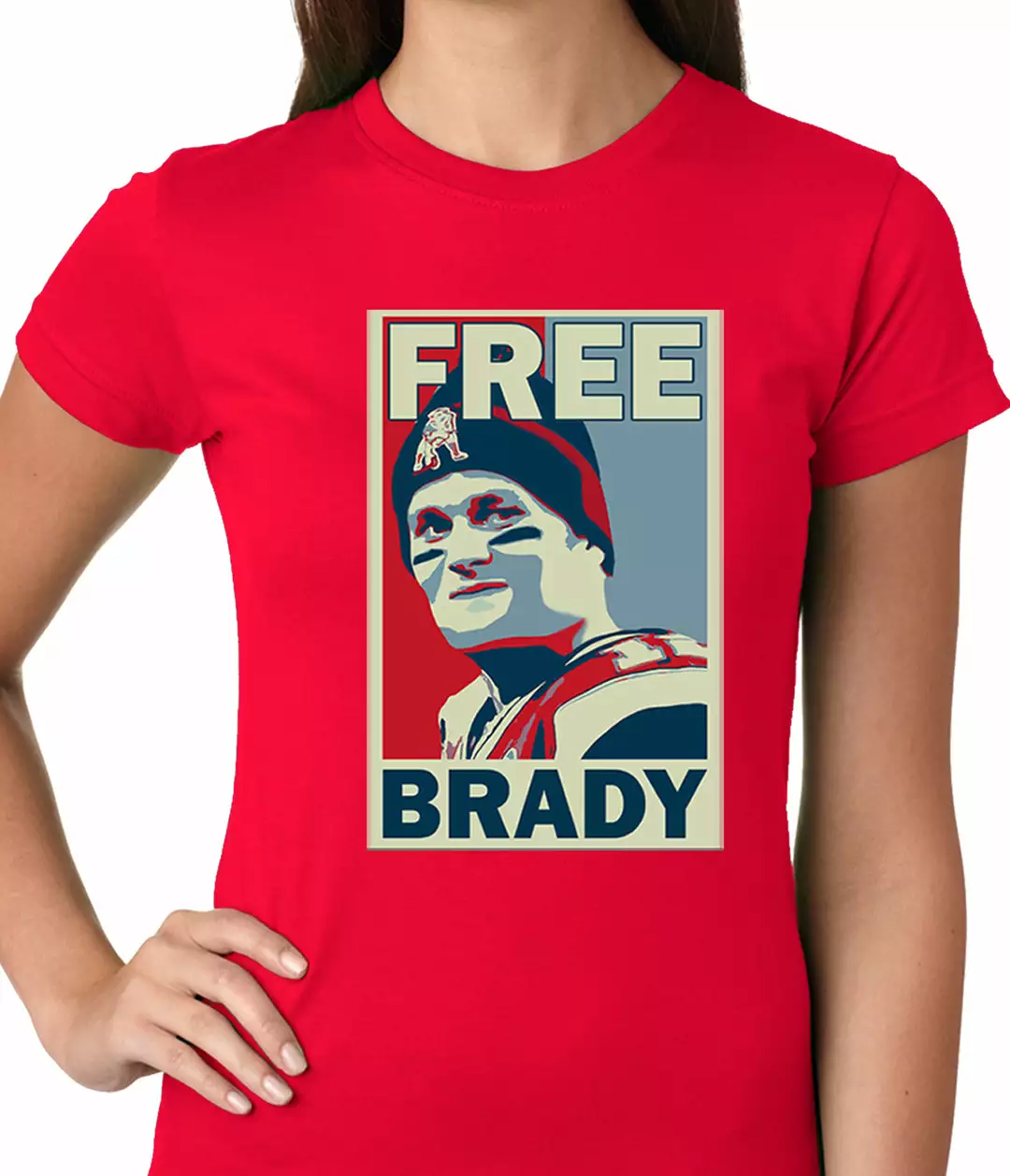 Bewild Sport Inspiration Color Free Brady Deflategate Football Ladies T-shirt 6 Bewild Sport Inspiration Color Free Brady Deflategate Football Ladies T-shirt