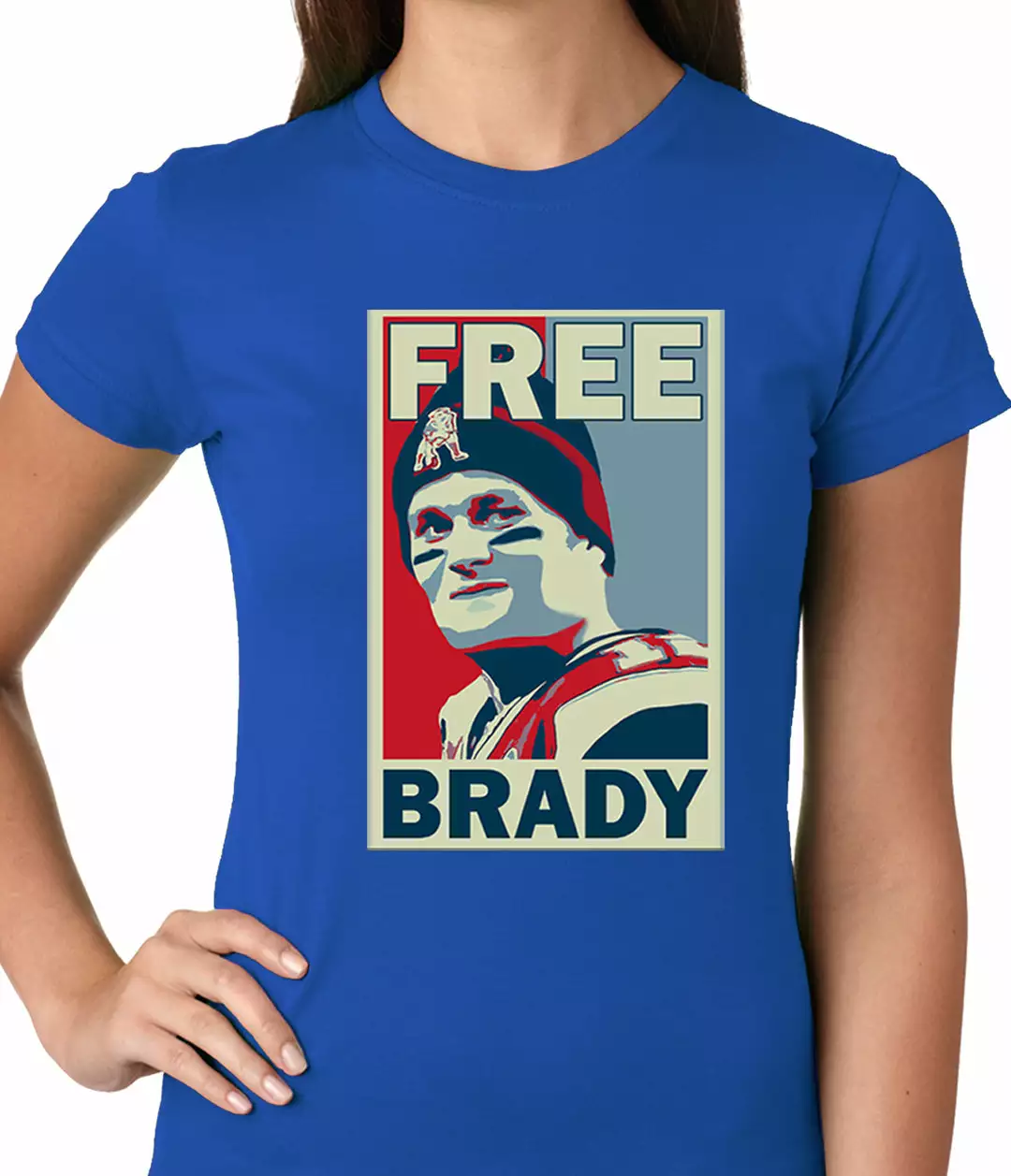 Bewild Sport Inspiration Color Free Brady Deflategate Football Ladies T-shirt 7 Bewild Sport Inspiration Color Free Brady Deflategate Football Ladies T-shirt