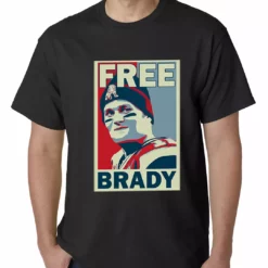 Bewild Color Free Brady Deflategate Football Mens T-shirt