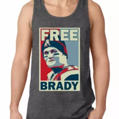 Bewild Sport Inspiration Color Free Brady Deflategate Football Tank Top
