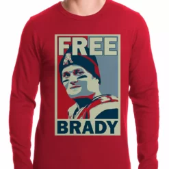 Bewild Color Free Brady Deflategate Football Thermal Shirt
