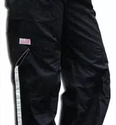 Bewild Comfort Waist Circular Pocket UFO Girls Hipster Pants (Black)