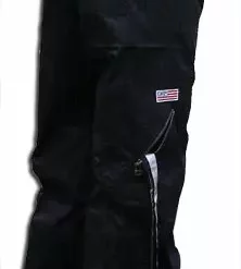 Bewild Comfort Waist Circular Pocket UFO Girls Hipster Pants (Black)