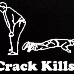 Bewild Cool Funny & Offensive Crack Kills T-Shirt