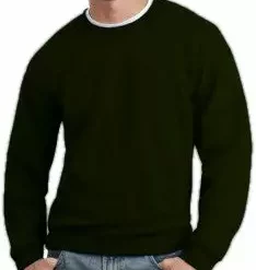 Bewild Crew Neck Sweatshirts For Men & Women - Crewneck Sweatshirt (Forest Green) Blank & Comfy