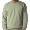 Bewild Blank & Comfy Crew Neck Sweatshirts For Men & Women - Crewneck Sweatshirt (Serene Green)