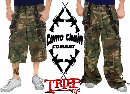 Tripp Darkstreet NYC - "Camo Chain" Jungleland Combat Pants Camo/Black 15 Tripp Darkstreet NYC - "Camo Chain" Jungleland Combat Pants Camo/Black