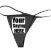 Bewild Custom Thong (Black) Thongs