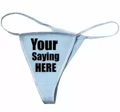 Bewild Custom Thong (Lt. Blue)