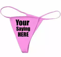 Bewild Thongs Custom Thong (Lt. Pink)