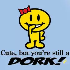 Bewild Cute But Your Still A Dork Girls T-Shirt