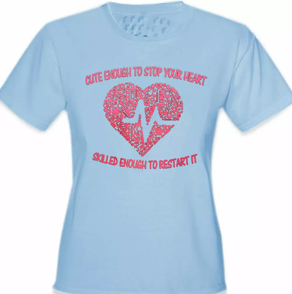 Bewild Cute Enough To Stop Your Heart Girl's T-Shirt Cool Funny & Offensive 6 Bewild Cute Enough To Stop Your Heart Girl's T-Shirt Cool Funny & Offensive