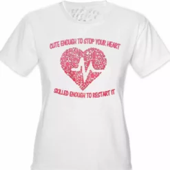 Bewild Cute Enough To Stop Your Heart Girl's T-Shirt Cool Funny & Offensive 15 Bewild Cute Enough To Stop Your Heart Girl's T-Shirt Cool Funny & Offensive